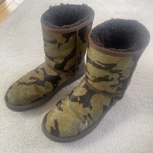UGG Rowland Camo Pony Hair Boots